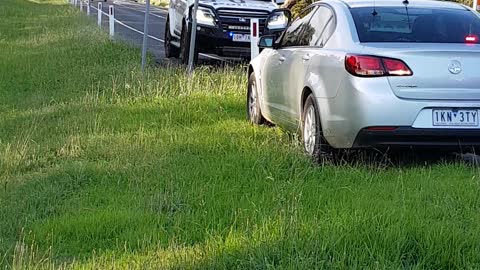 Australian Movie Tribute Car Pulled Over after Being Called In
