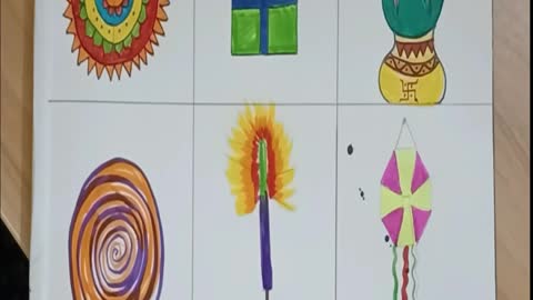 Easy Diwali Drawing for Kids | EuroSchool