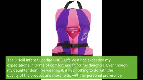Customer Reviews: O'Neill Infant Superlite USCG Life Vest