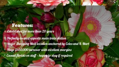 Florist for sale in Woy Woy, Central Coast, NSW