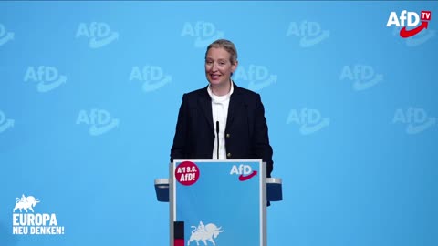 Dr. Alice Weidel beim AfD-Wahlkampfauftakt zur Europawahl in Donaueschingen am 27. April 2024