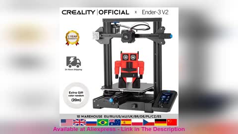❤️ 3D Printer Ender-3 V2 Mainboard With Silent TMC2208 Drivers UI&4.3 Inch Color Lcd Carborundum