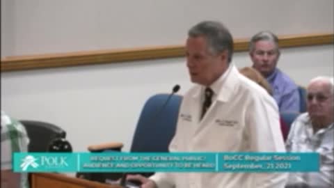Dr. Littell Speaks at the Polk County Commission: The Right to treat patients