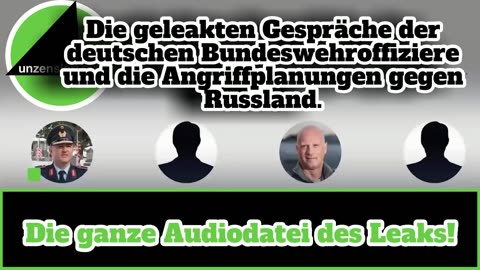 DAS TELEFONAT DER SUPER-GENERÄLE DEUTSCHLANDS !