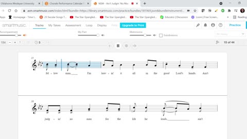 Ain't Judgin' No Man by Greg Gilpin, Practice Performance Track