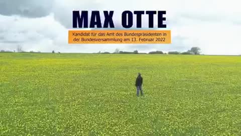 Prof. Dr. Max Otte Candidate for German Bundespräsident 13.02.2022