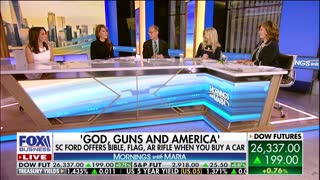 South Carolina Ford dealer with gun and Bible promotion