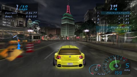 Need for Speed Underground (1080p) - Remaining RA - Olympic Square Master [Circuit] [NC]