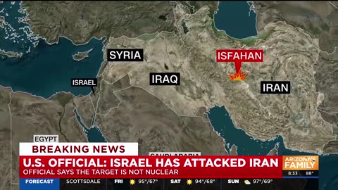 BREAKING NEWS: Israel attacks Asfahan Iran. Drones spotted, explosions heard!