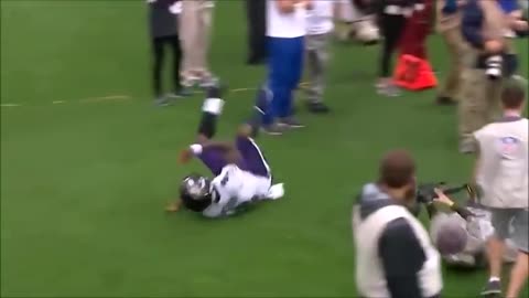 NFL Reporters Getting Hit compilation