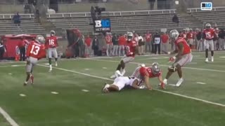 Big Hitting Ohio State Football safety Bryson Shaw