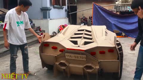 Diy Lamboghini Sian From Cardboard