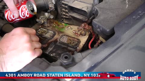 How to clean your car battery terminals - With Coke-a-Cola!