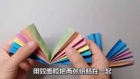 Make small fans by hand origami. Hurry up and learn.