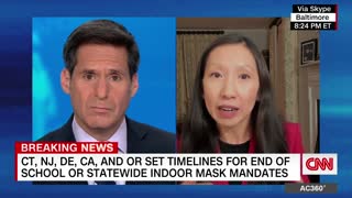 CNN Medical Expert Gets Fact-Checked After Claiming 'The Science Has Changed' on Mask Mandates