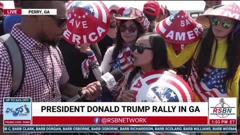 Perry, GA Save America Rally Interview with Patriotic Vietnamese-American 9/25/21