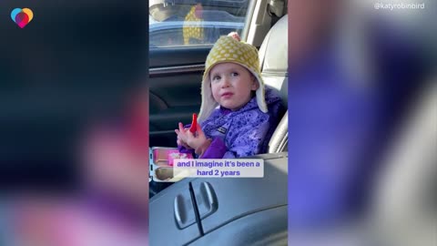 Toddler praises teachers in viral video