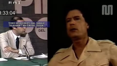 VIDEO | ⚠️⚠️⚠️MU'AMMAR GHEDDAFI: "L'AMERICA VUOLE STATI SCHIAVI DA SOTTOMETTERE E ...