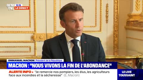 Emmanuel Macron prévient les Français