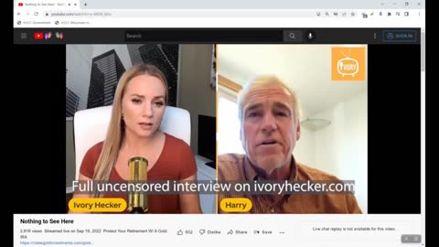Banned from the Internet: The Interview with Harry Wait on the Ivory Hecker Show