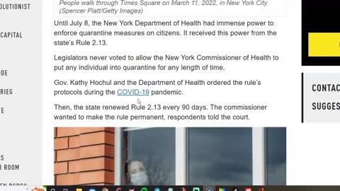 NY Judge Tosses State Quarantine Camp Law Declaring It Unenforceable