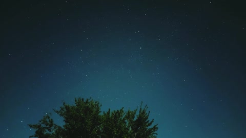 Timelapse of a starry sky.