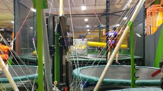 Beckett's Birthday Party at Dublin Rock-in Jump 2021- Bungy Jump