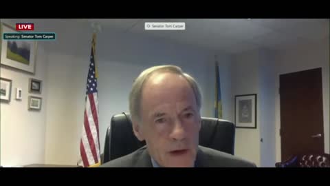 Democrat Senator Tom Carper Drops Multiple F-Bombs Not Realizing His Zoom Call Was Not Muted