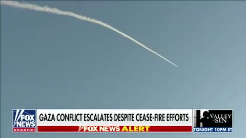 INSANE! Missile Launches in Background of Live Fox News Coverage of Middle East