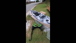 hoodoo tempest 120p pedal kayak unboxing
