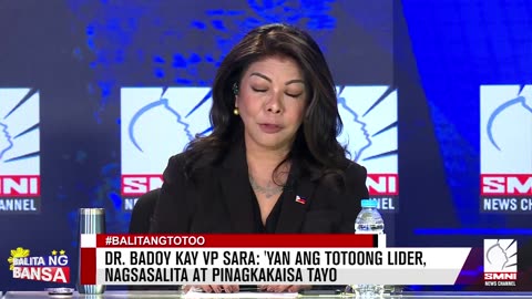 Dr. Badoy kay VP Sara: 'Yan ang totoong lider, nagsasalita at pinagkakaisa tayo