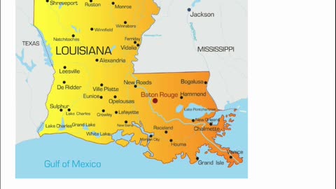 USA state of Louisiana will be totally destroyed
