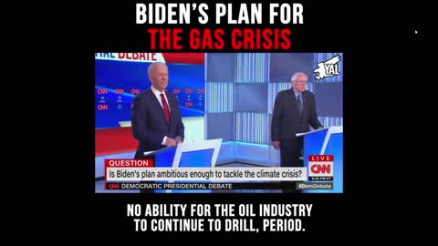 FLASHBACK: NO ABILITY FOR THE OIL INDUSTRY TO CONTINUE TO DRILL. PERIOD.