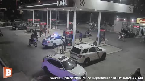 ATV Group Ambush Police with Bottles, Bricks at Philly Gas Station