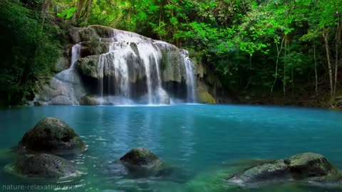 Relaxing Nature sounds waterfall