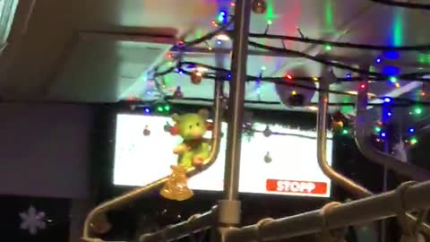 Christmas bus