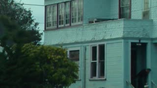 Man Practices Karate on a Roof