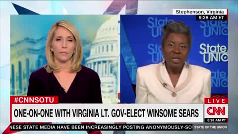 CNN's Dana Bash asks Winsome Sears what her vaccination status is