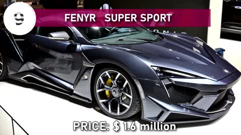 10 Most Expensive Cars In The World 2021