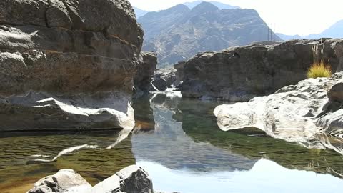 Beautiful waterfall and fresh water