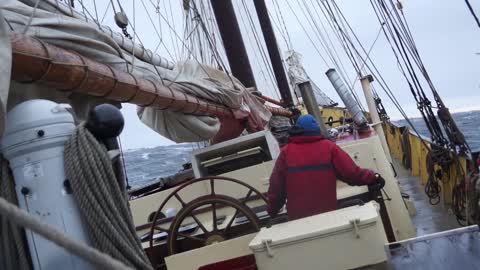 ADVENTUROUS SAILING IN ROUGH SEAS