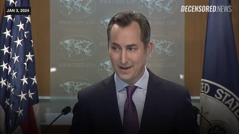 State Dept pressed on possible US and/or Israeli invovelment in Iran bombings