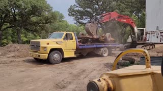 Loading scrap metal