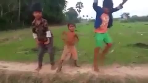 My neighbor boys dancing