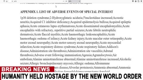 💥💉 The First Batch of Pfizer Documents Were Released on March 1st, 2022 ~ The Adverse Reactions are FRIGHTENING!