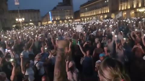 Torino, 22 Luglio 2021: NO GREEN PASS!!!💥💥💥