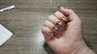 Negative space nails