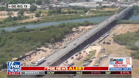 WOW: New Video of Del Rio Texas Border Crisis Released, THOUSANDS Pouring Across Border