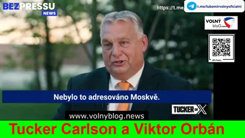 Viktor Orbán a Tucker Carlson