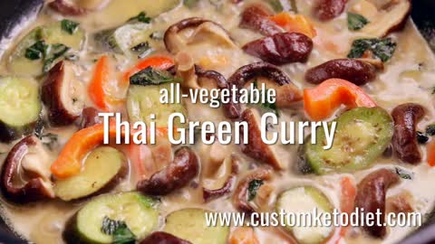 2 All Vegetable Thai Green Curry